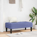 Bank met kussen Jeans Blauw 113 x 57 x 39 cm Stof