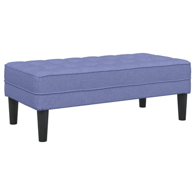 Bank met kussen Jeans Blauw 113 x 57 x 39 cm Stof