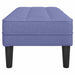 Bank met kussen Jeans Blauw 113 x 57 x 39 cm Stof