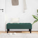 Bank met kussen Donkergroen 113 x 57 x 39 cm Fluweel