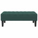 Bank met kussen Donkergroen 113 x 57 x 39 cm Fluweel