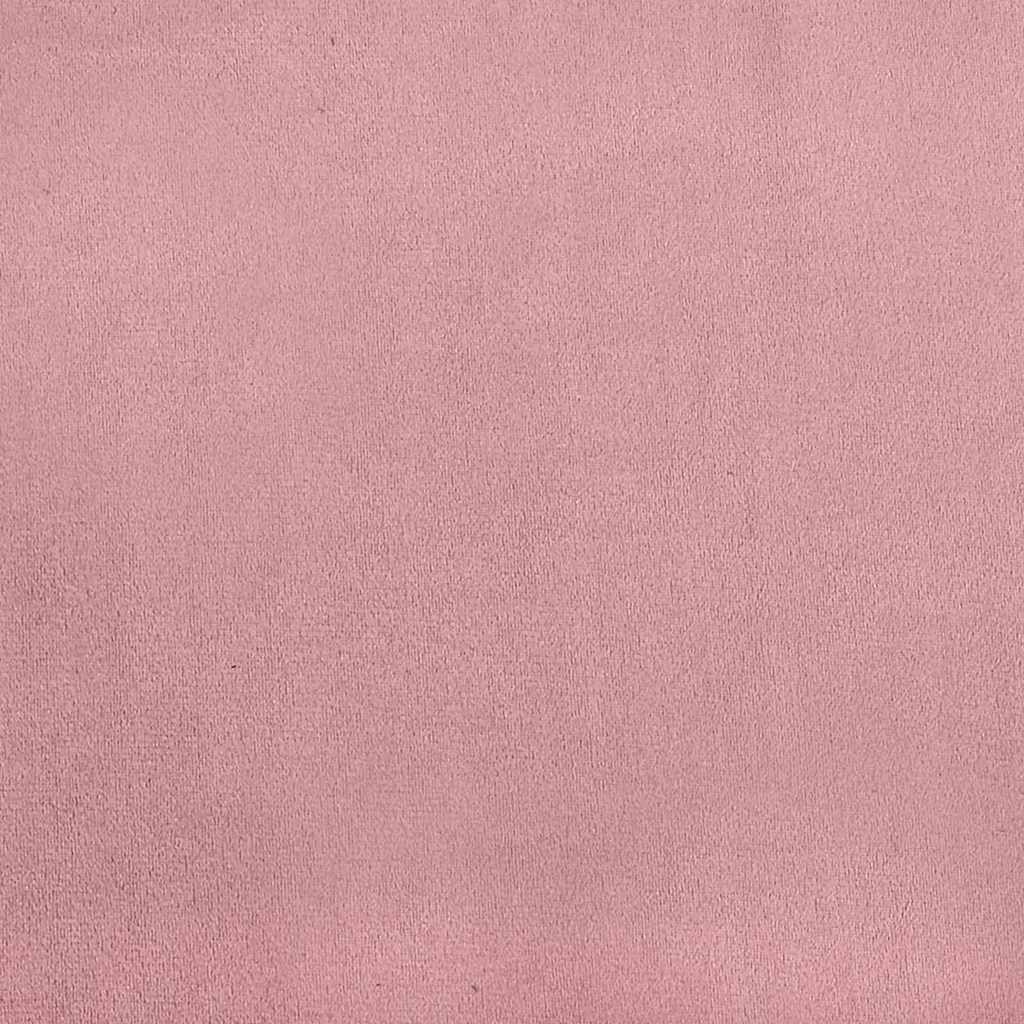 Bank met kussen Roze 113 x 57 x 39 cm Fluweel