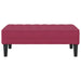 Bank met kussen Wijnrood 113 x 57 x 39 cm Fluweel