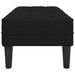 Bank met kussen Zwart 113 x 57 x 39 cm Fluweel