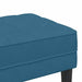 Bank met kussen Blauw 113 x 57 x 39 cm Fluweel