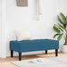 Bank met kussen Blauw 113 x 57 x 39 cm Fluweel