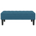 Bank met kussen Blauw 113 x 57 x 39 cm Fluweel