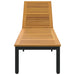 Ligbed Zwart 200 x 55 x 35 cm Massief Acaciahout