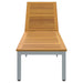 Ligbed Grijs 200 x 55 x 35 cm Massief Acaciahout