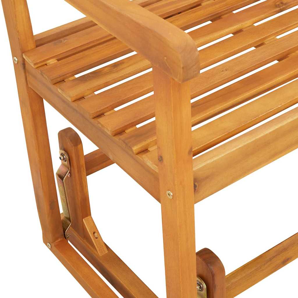 Tuin Glider Bank Naturel 110 x 59 x 97 cm Massief Acaciahout