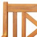 Tuin Glider Bank Naturel 110 x 59 x 97 cm Massief Acaciahout