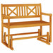 Tuin Glider Bank Naturel 110 x 59 x 97 cm Massief Acaciahout
