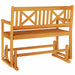 Tuin Glider Bank Naturel 110 x 59 x 97 cm Massief Acaciahout