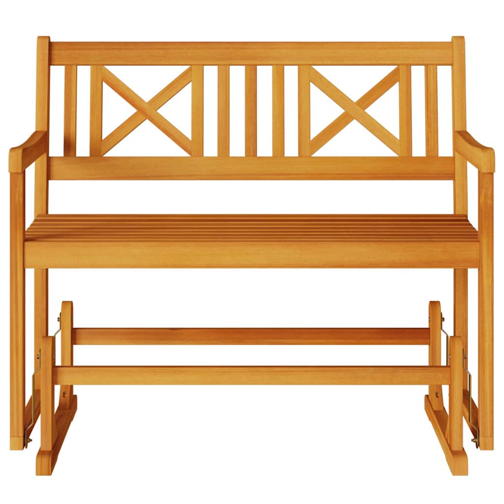 Tuin Glider Bank Naturel 110 x 59 x 97 cm Massief Acaciahout
