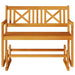 Tuin Glider Bank Naturel 110 x 59 x 97 cm Massief Acaciahout