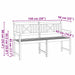 Tuinbank Naturel 150 x 56 x 90 cm Massief Acaciahout