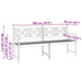 Tuinbank Naturel 180 x 56 x 90 cm Massief Acaciahout