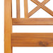 Tuinbank Naturel 220 x 56 x 90 cm Massief Acaciahout