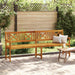 Tuinbank Naturel 220 x 56 x 90 cm Massief Acaciahout
