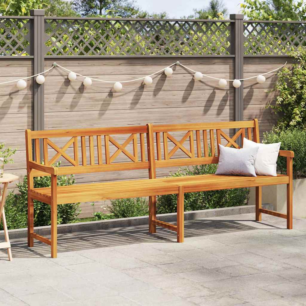 Tuinbank Naturel 220 x 56 x 90 cm Massief Acaciahout