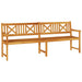 Tuinbank Naturel 220 x 56 x 90 cm Massief Acaciahout