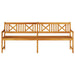 Tuinbank Naturel 220 x 56 x 90 cm Massief Acaciahout