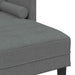 Bankstel 2 st Donkergrijs Polyester