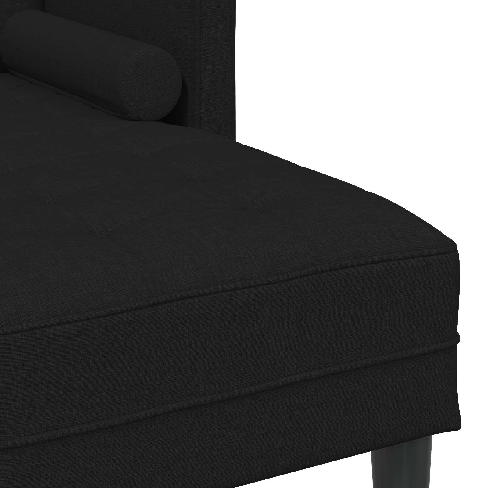 Bankstel 2 st Zwart Polyester