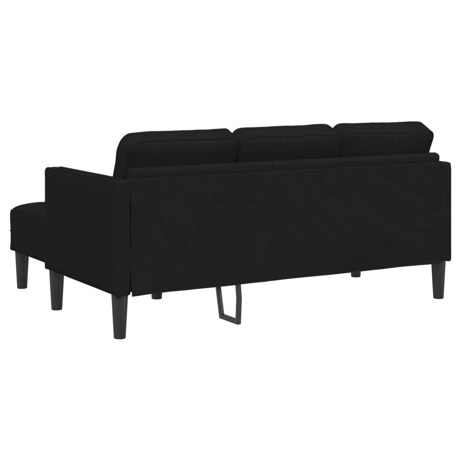 Bankstel 2 st Zwart Polyester