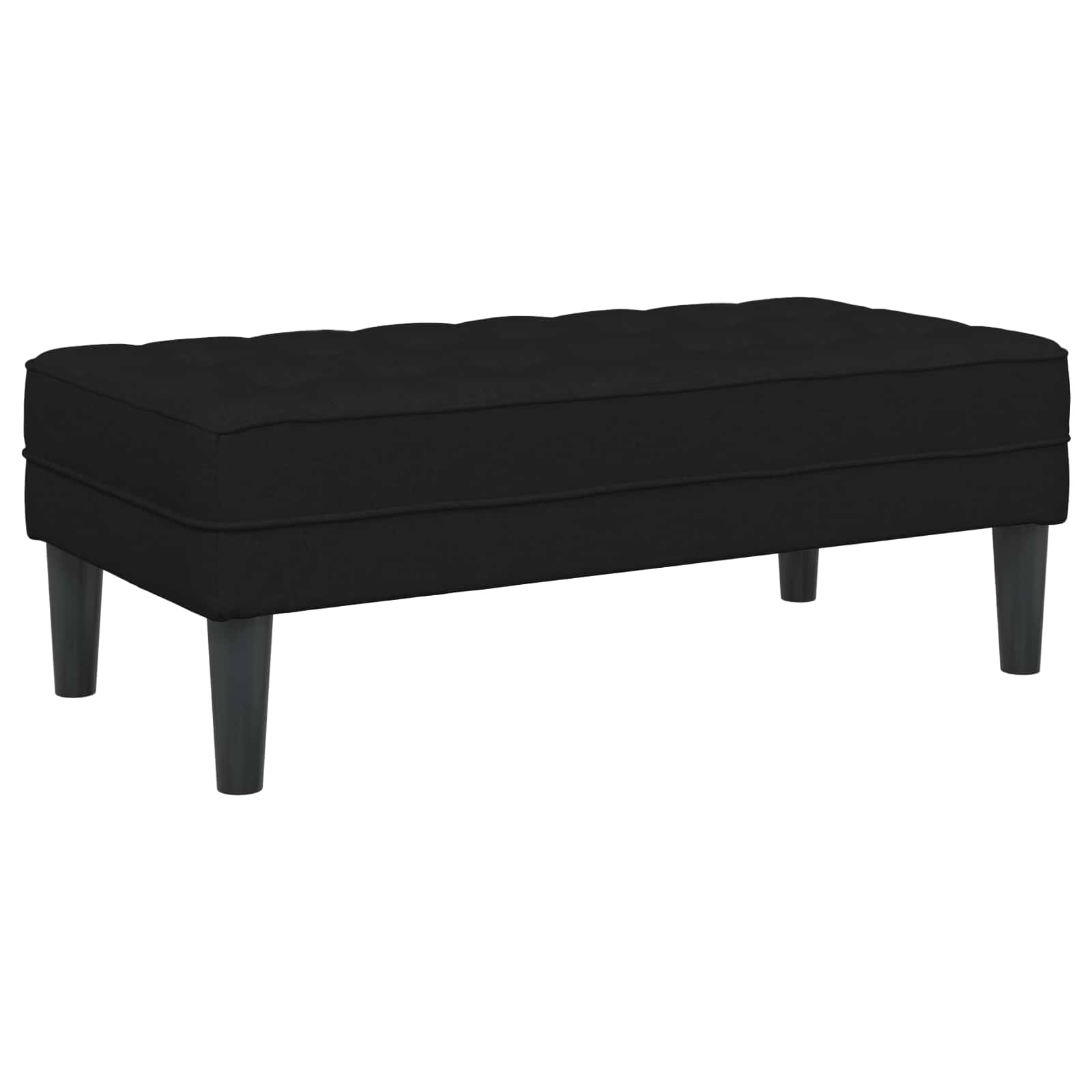 Bankstel 2 st Zwart Polyester