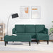 Bankstel 2 st Donkergroen Polyester