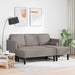 Bankstel 2 st Taupe Polyester