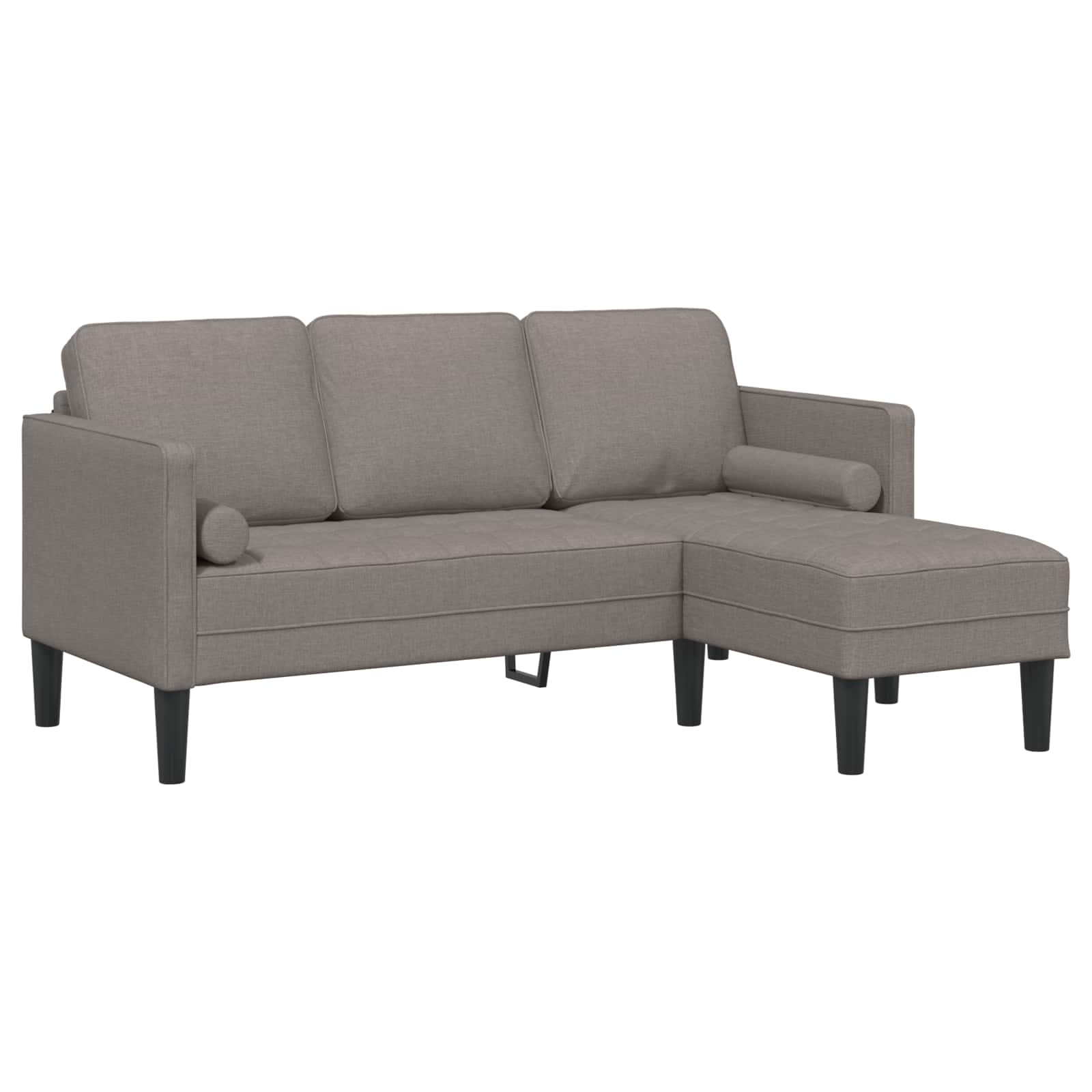Bankstel 2 st Taupe Polyester