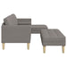 Bankstel 2 st Taupe Polyester