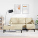 Bankstel 2 st Crème Polyester