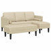 Bankstel 2 st Crème Polyester