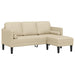 Bankstel 2 st Crème Polyester