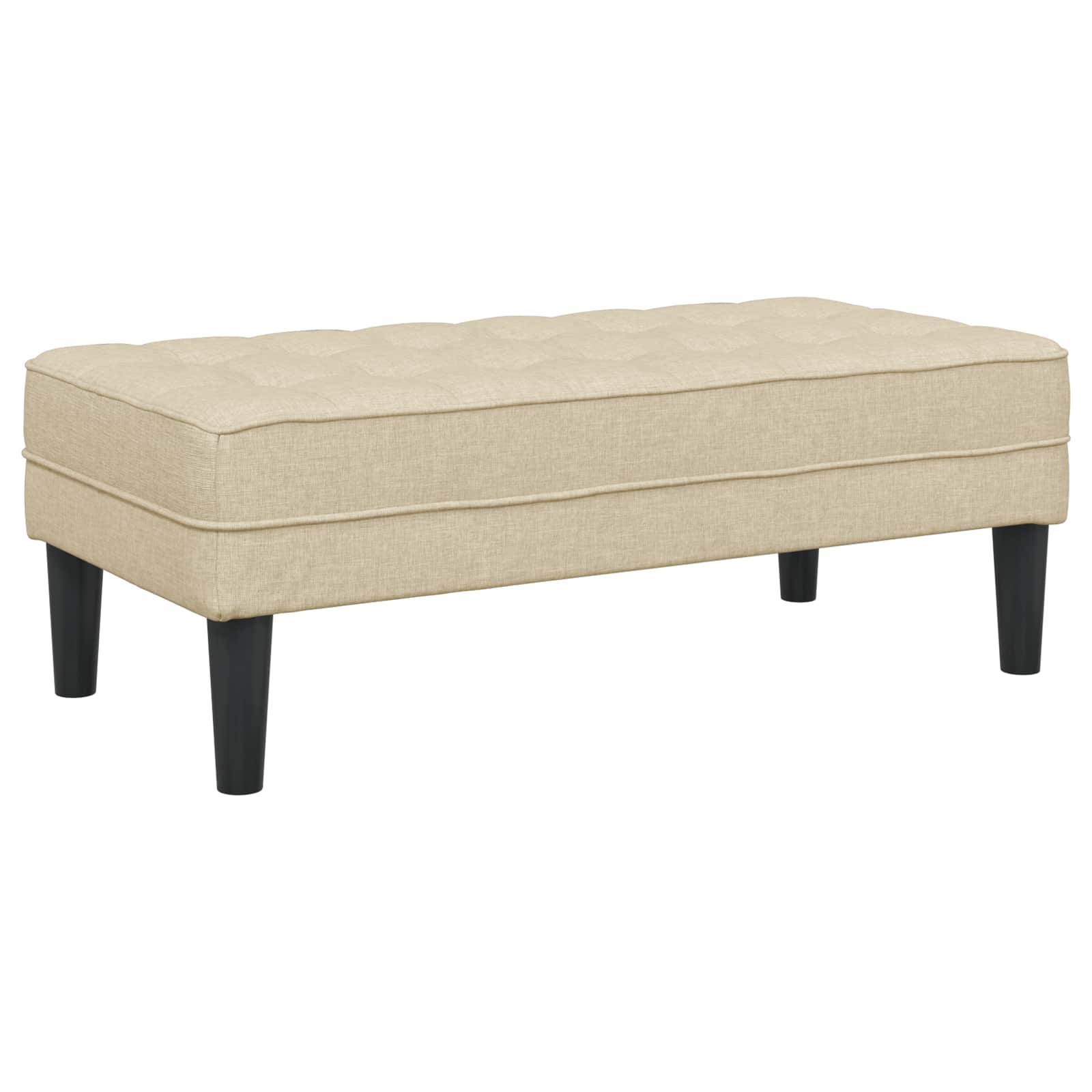 Bankstel 2 st Crème Polyester