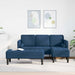 Bankstel 2 st Blauw Polyester