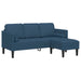 Bankstel 2 st Blauw Polyester