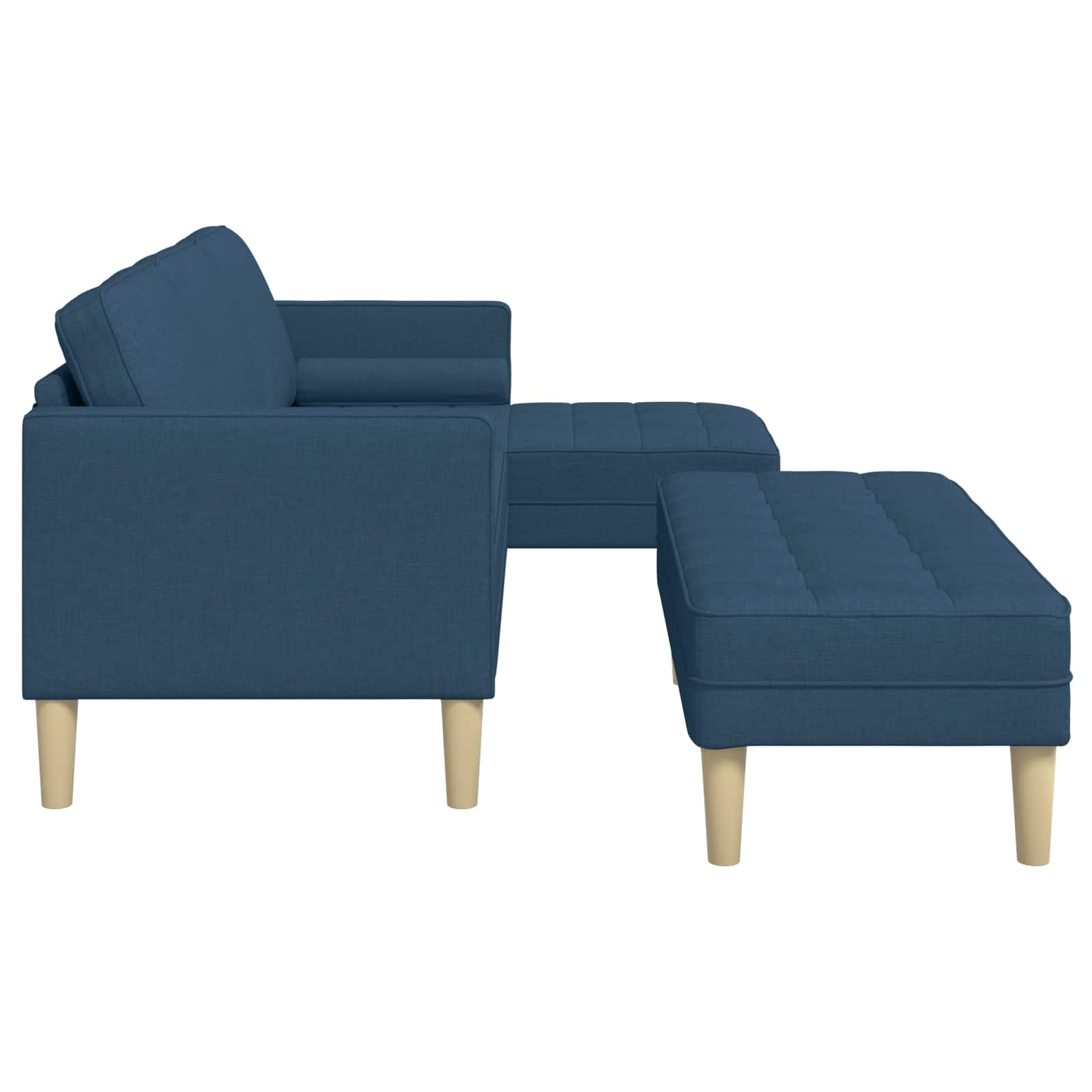 Bankstel 2 st Blauw Polyester