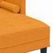 Bankstel 2 st Donkergeel Polyester