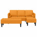 Bankstel 2 st Donkergeel Polyester