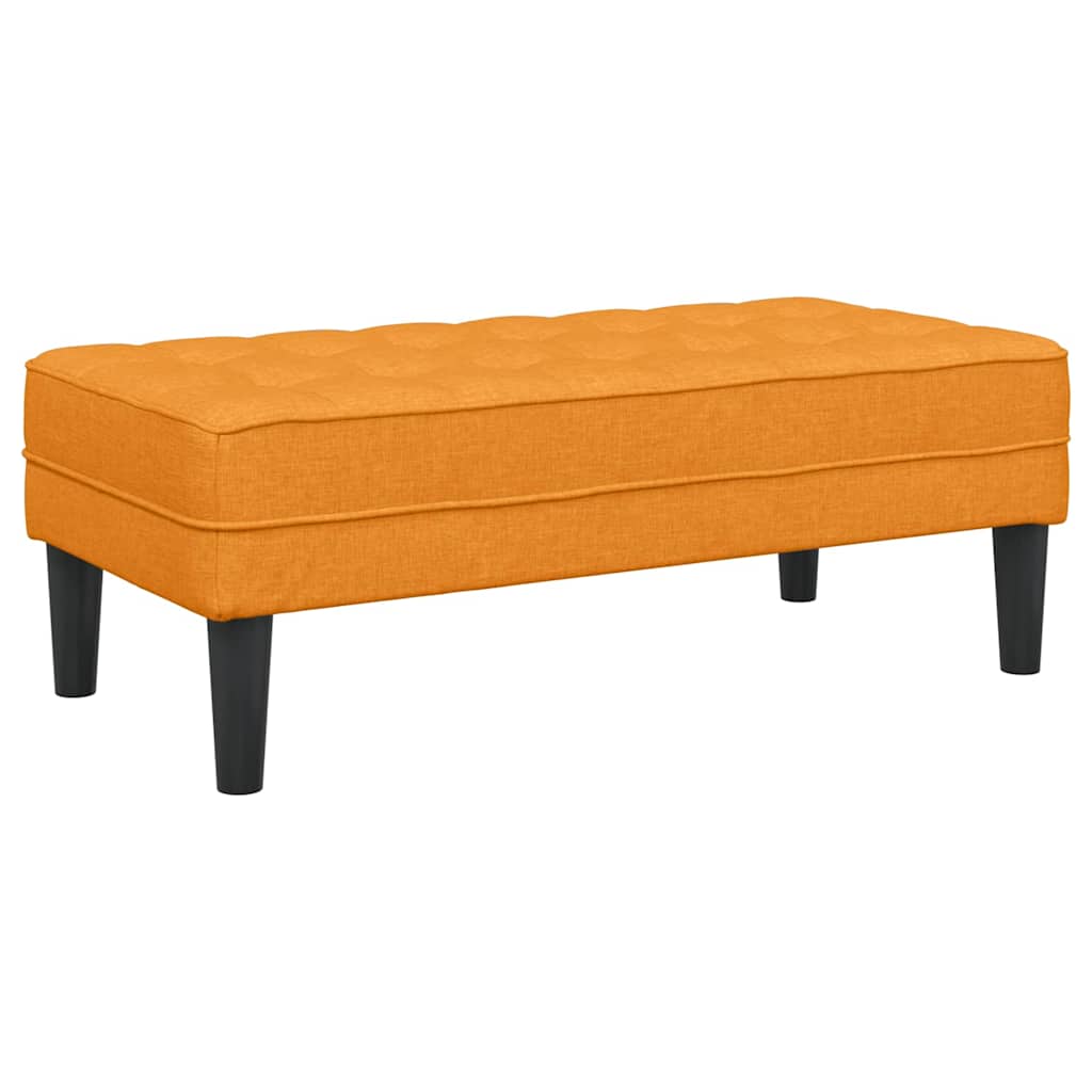 Bankstel 2 st Donkergeel Polyester