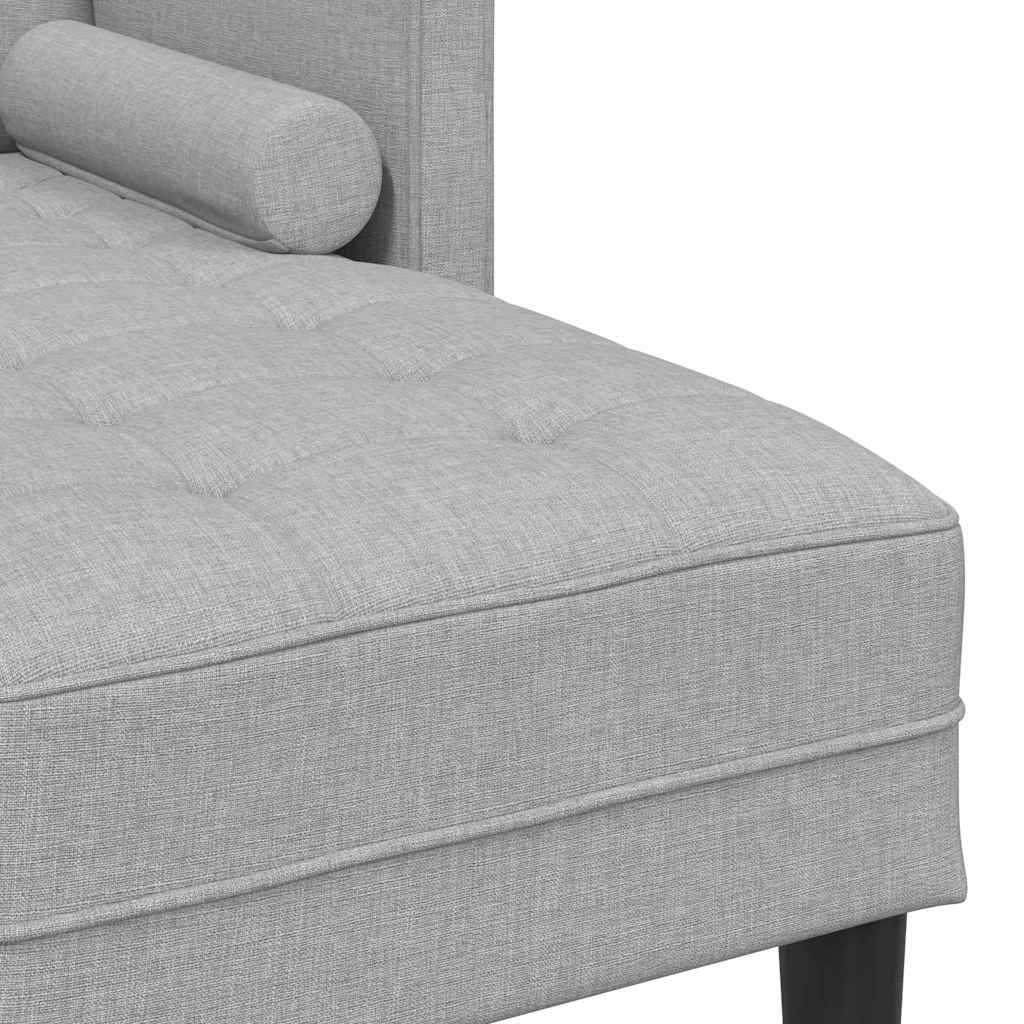 Bankstel 2 st Wolkengrijs Polyester