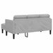 Bankstel 2 st Wolkengrijs Polyester