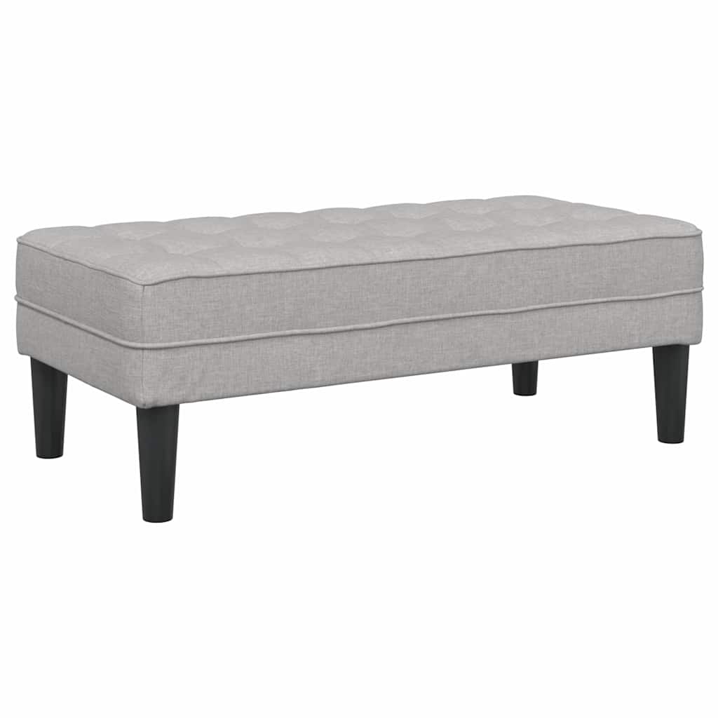 Bankstel 2 st Wolkengrijs Polyester
