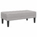 Bankstel 2 st Wolkengrijs Polyester