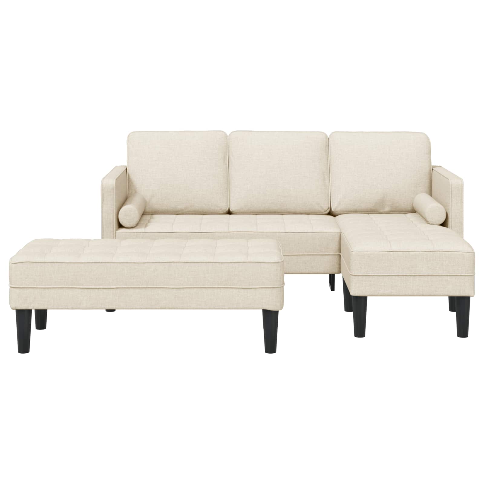 Bankstel 2 st Linnen Polyester