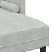 Bankstel 2 st Lichtgrijs Polyester